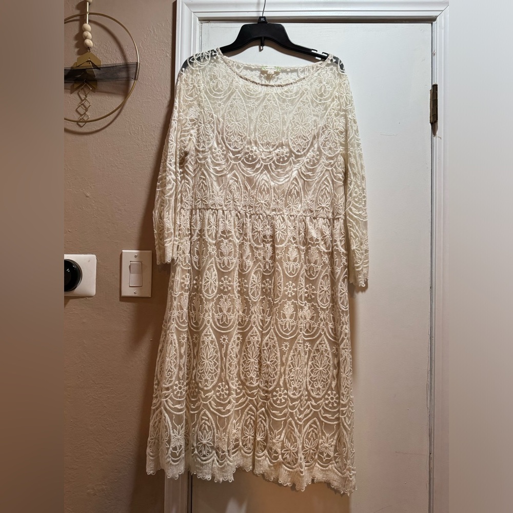 Preowned Nurture Lace Dress In Size L